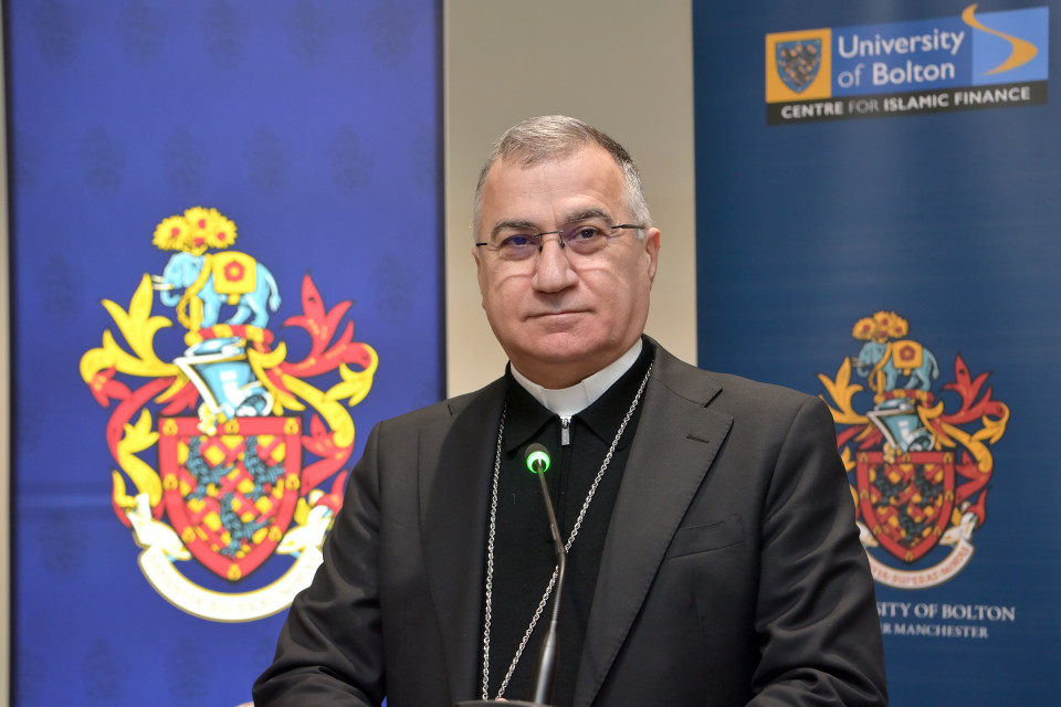 Archbishop from Iraq talks about ‘power of education’ in special event at University of Bolton, Greater Manchester 