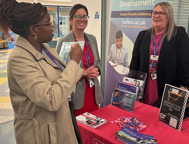 Students explore their options at Nursing and Midwifery Careers Fair