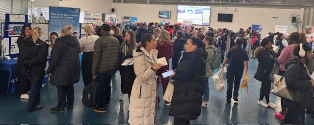 Students explore their options at Nursing and Midwifery Careers Fair