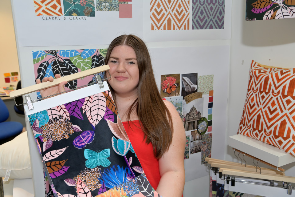 University of Bolton textile students’ grand designs to help company celebrate its 100th birthday