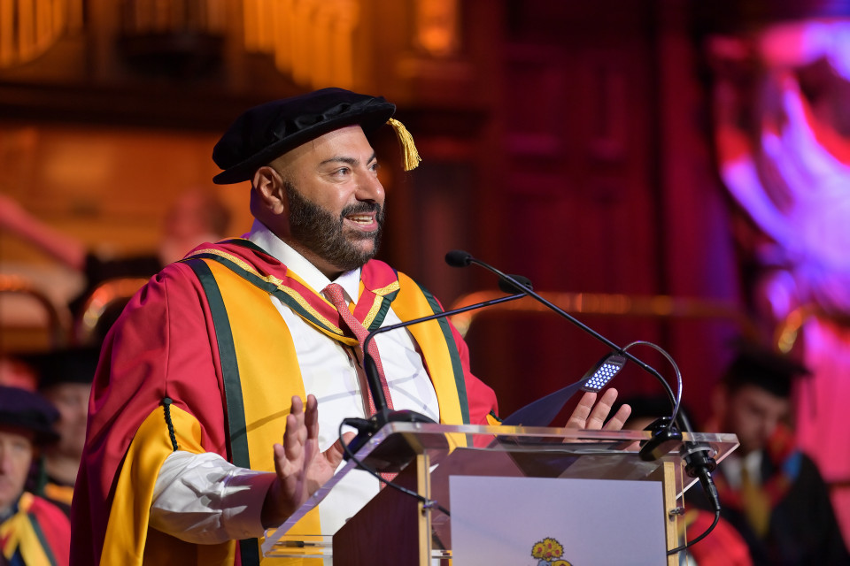 Chair of Bolton Hospice awarded honorary doctorate by University of Bolton